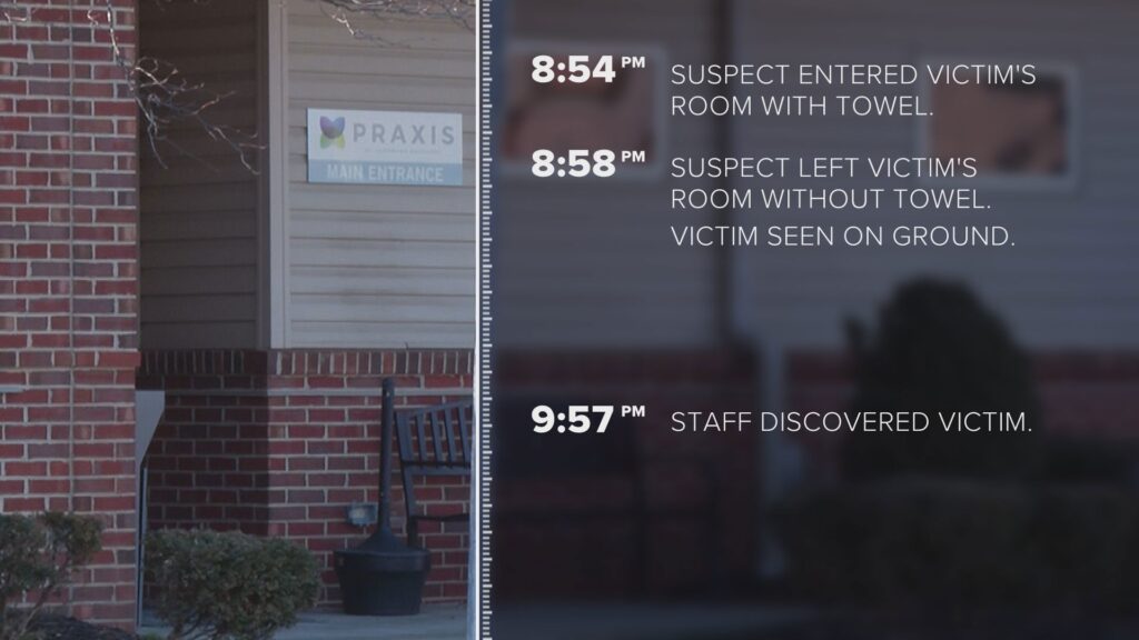 Timeline of patient death at Praxis of Louisville by Landmark Recovery