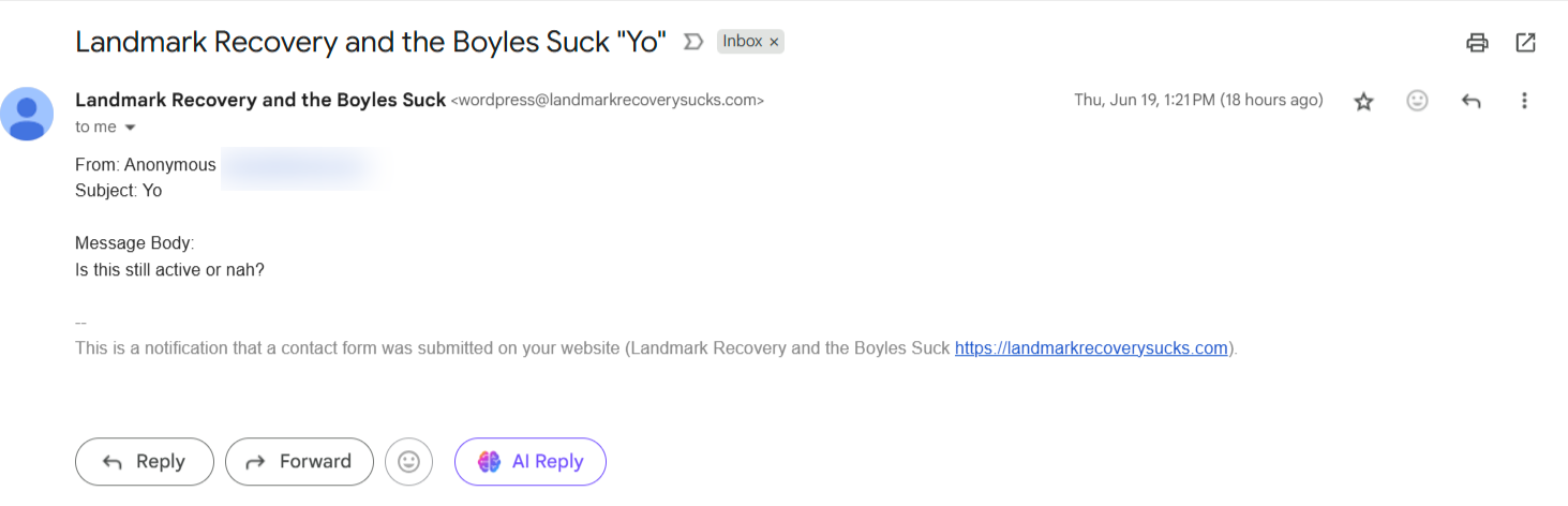 Is this still active or nah email