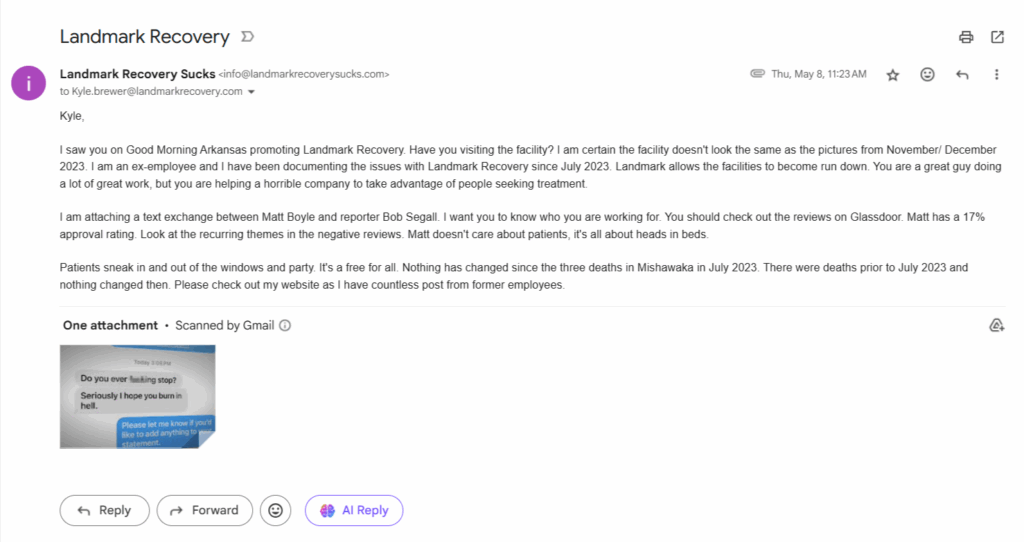 Landmark Recovery And The Boyles Suck